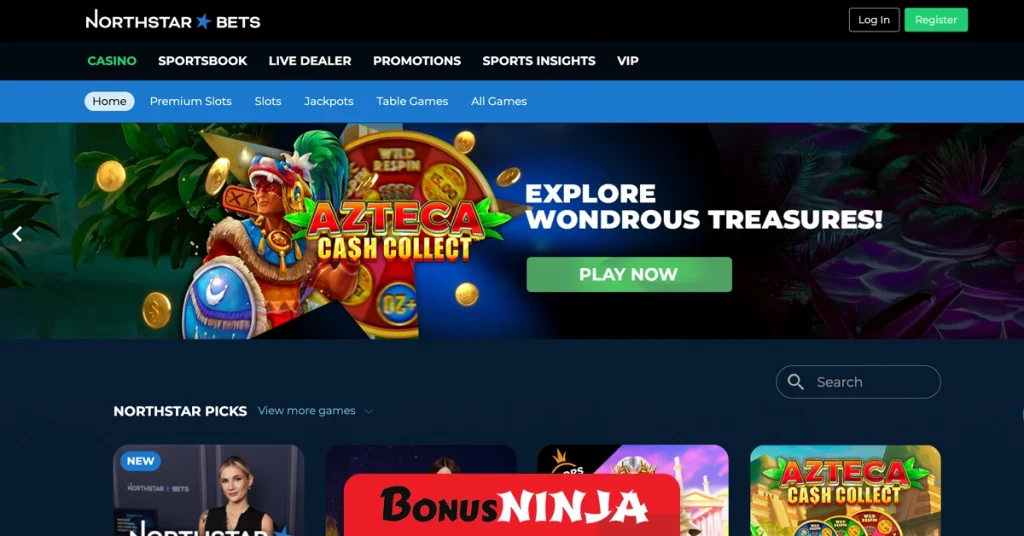 Northstar Bets front page