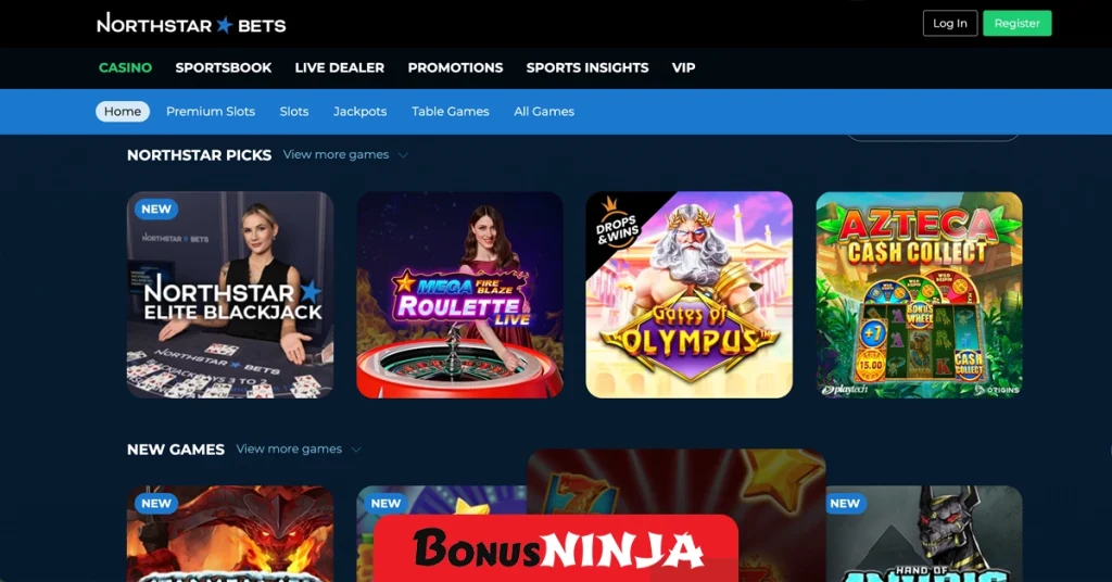 Northstar Bets game selection