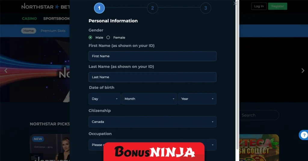 Northstar Bets sign up