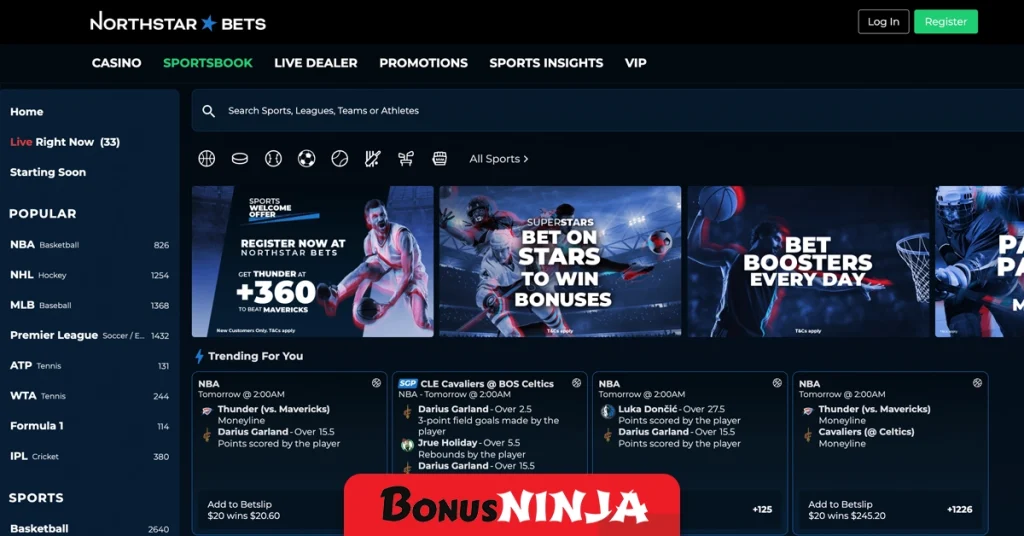 Northstar Bets game sportsbook