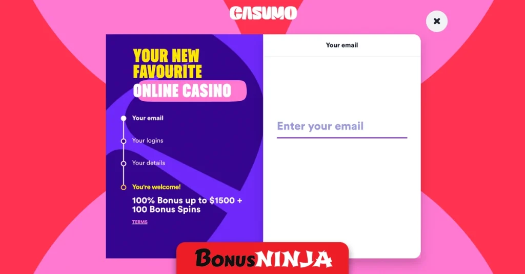 Casumo sign up